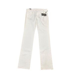 7 For All Mankind Straight Leg Jeans Clean White 31 NWT